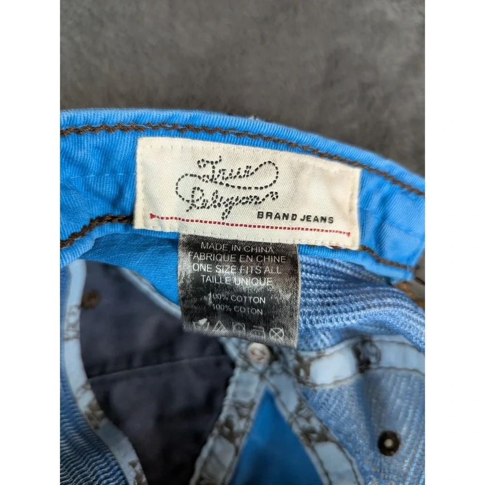 RARE Vintage True Religion Distressed Trucker Hat Cap 